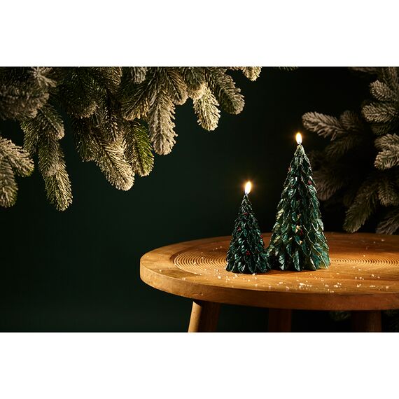Свеча декоративная Festive flame из коллекции New Year Essential, 19,5 см, Tkano, фото , изображение 2