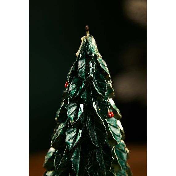Свеча декоративная Festive flame из коллекции New Year Essential, 12 см, Tkano, фото , изображение 4
