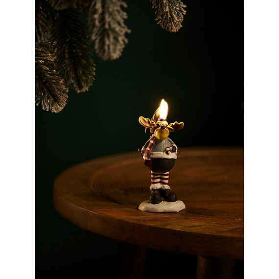 Свеча декоративная Festive Moose из коллекции New Year Essential, 12 см, Tkano, фото , изображение 2