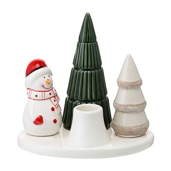 Подсвечник новогодний Enchanted forest из коллекции New Year Essential, 14 см, Tkano, фото 