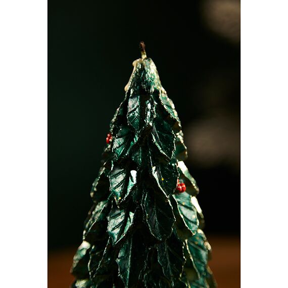 Свеча декоративная Festive flame из коллекции New Year Essential, 19,5 см, Tkano, фото , изображение 5