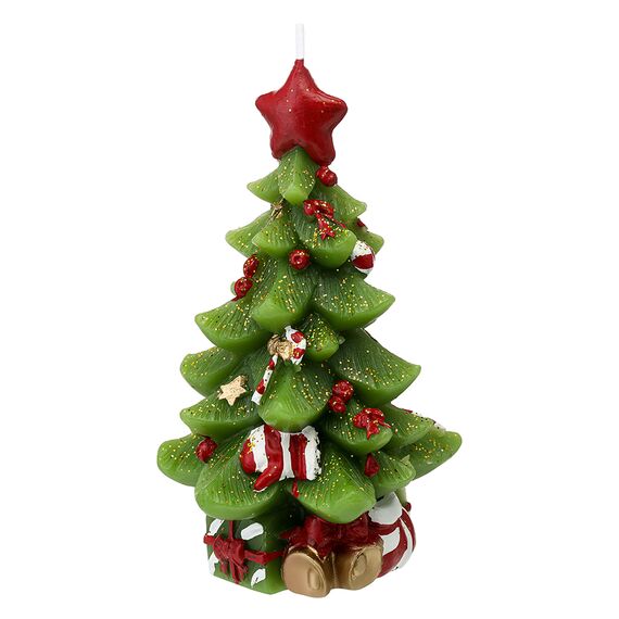 Свеча декоративная Green Miracle из коллекции New Year Essential, 18 см, Tkano, фото 