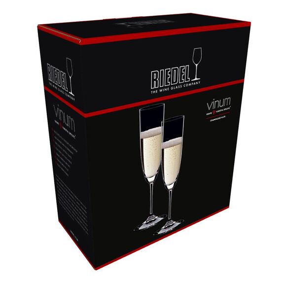 Набор бокалов Vinum Champagne Flute, 2 шт., 160 мл, 6416/08, Riedel, фото , изображение 2