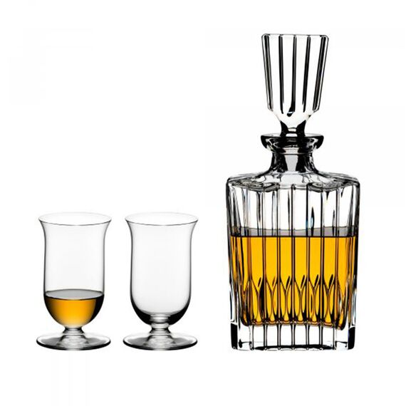Хрустальный набор для виски декантер и 2 стакана Bar Single Malt Whisky , 5460/53, Riedel, фото , изображение 2