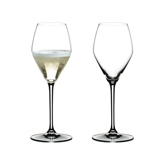 Набор из 2-х хрустальных бокалов для шампанского Champagne Glass 6409/85, 305 мл, прозрачный, серия Heart to Heart, Riedel, фото , изображение 2