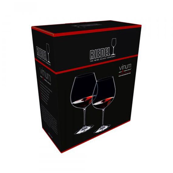 Набор из 2-х хрустальных бокалов для красного вина New World Pinot Noir 6416/16, 800 мл, прозрачный, серия Vinum, Riedel, фото , изображение 3
