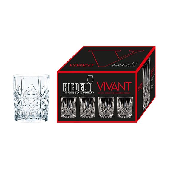 Набор стаканов VIVANT WHISKY DOUBLE OLD FASHIONED, 4 шт. 295 мл, 0484/05, Riedel, фото , изображение 3