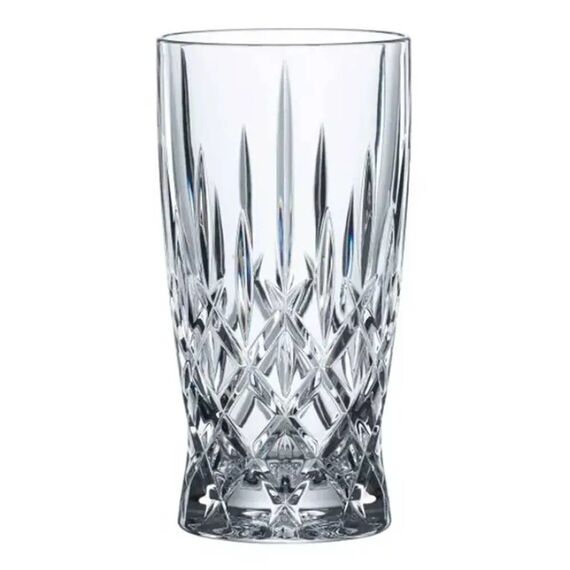 Набор бокалов Latte Macchiato Noblesse, 4 бокала 350 мл., 4 стеклянные соломинки, 1 щетка для чистки, Nachtmann, фото , изображение 2