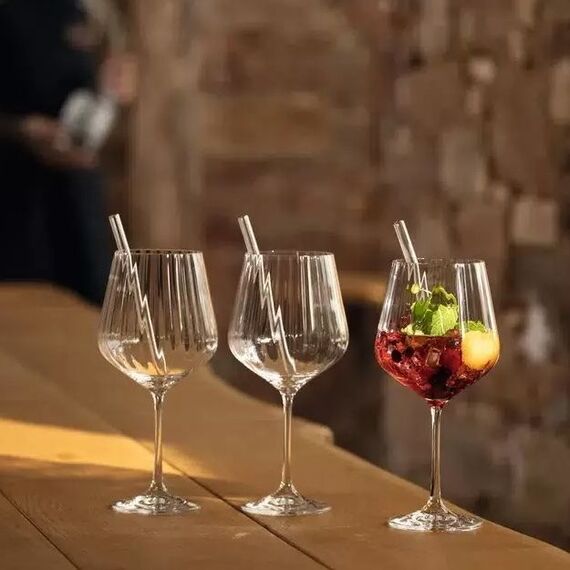 GIN&TONIC - Набор бокалов для коктейля 640 мл H= 22.2 см, D= 10.5 см бессвинцовый 4 шт.(set 4 pcs), фото , изображение 3