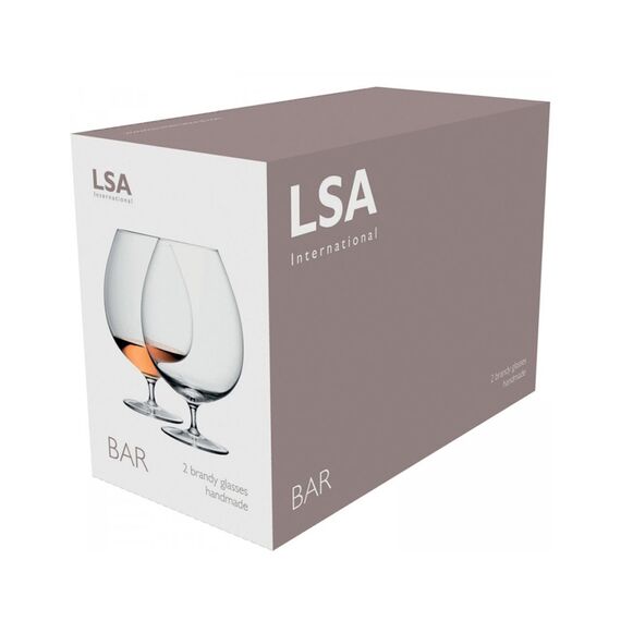 Набор из 2 бокалов для бренди Bar 900 мл, LSA International, фото , изображение 3