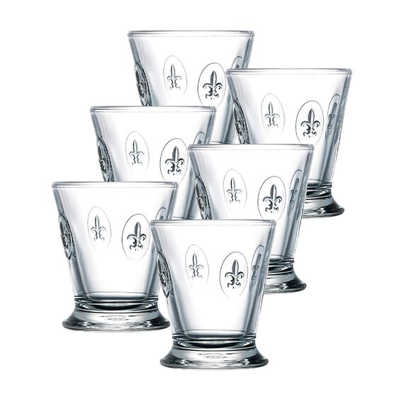 Набор из 6-ти стаканов на ножке H/B Longdrink 300 мл, h 13,8 см, d 8,5 см, серия FLEUR DE LYS, La Rochere, фото , изображение 2