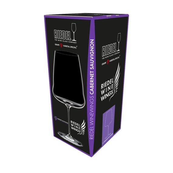 Хрустальный бокал для красного вина Cabernet Sauvignon 1234/0, 1002 мл, прозрачный, серия Winewings, Riedel, фото , изображение 3