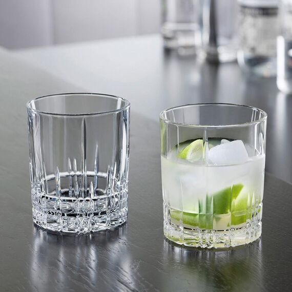 Набор из 12-ти стаканов для виски Double Old Fashioned, 368 мл, прозрачный, бессвинцовый хрусталь, серия Perfect, Spiegelau, фото , изображение 2