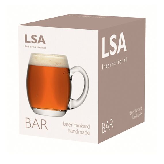 Кружка для пива высокая округлая Bar 500 мл, LSA International, фото , изображение 4