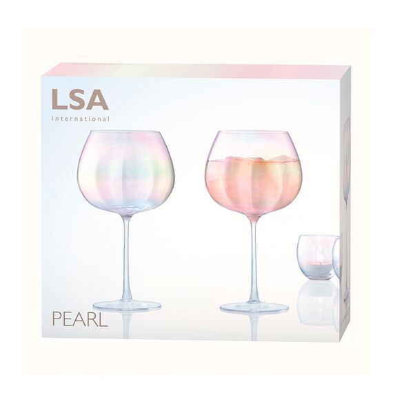 Набор бокалов Pearl, 650 мл, 2 шт., LSA International, фото , изображение 5