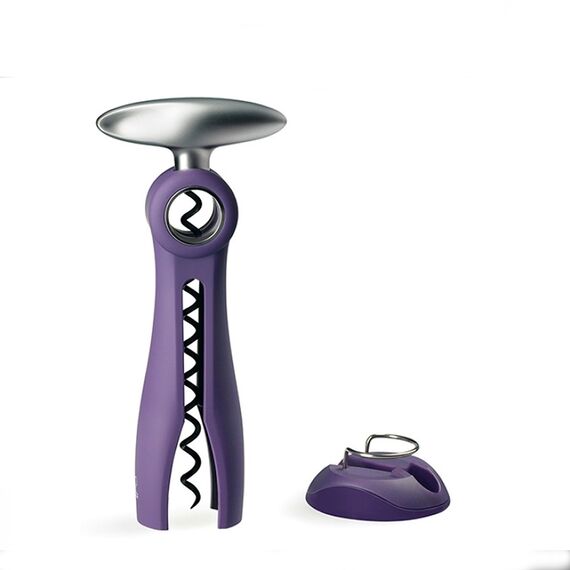 Штопор фиолетовый со срезателем фольги, Salma, серия Les tire-bouchons, 200442, PEUGEOT VIN, Франция, фото , изображение 2