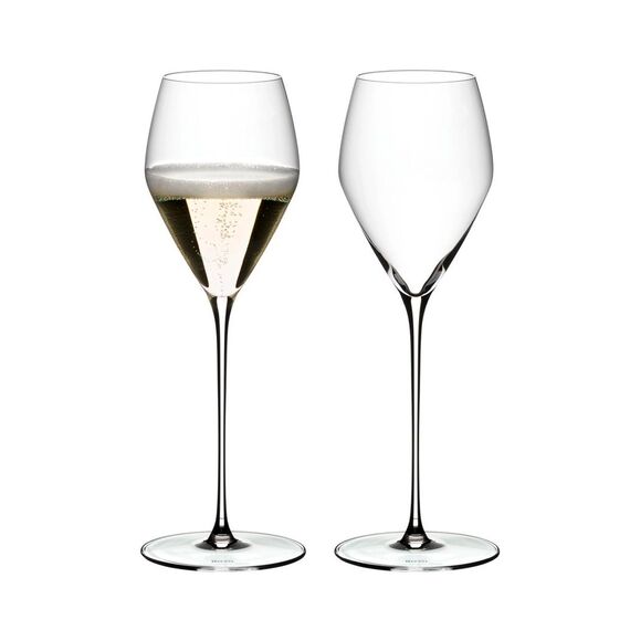 Набор из 2-х бокалов для шампанского Champagne Glass, объем: 327 мл, высота: 247 мм, хрусталь, серия Veloce, 6330/28, Riedel, фото , изображение 2