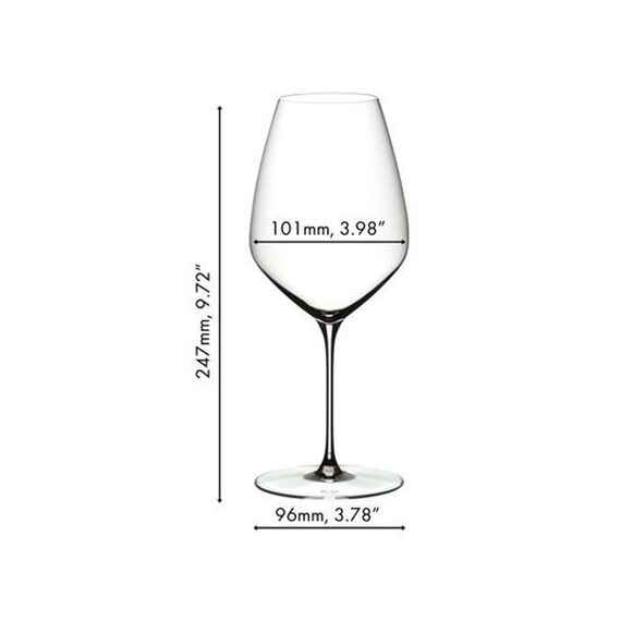 Набор из 2-х бокалов для красного вина Syrah / Shiraz (Сира), объем: 709 мл, высота: 247 мм, хрусталь, серия Veloce, 6330/41, Riedel, фото , изображение 3