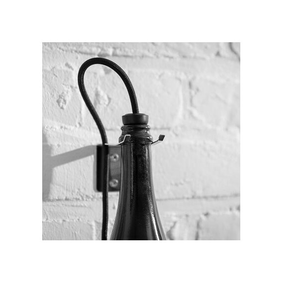 Bouteille torche "Verre Clair" A poser et murale Par L'ATELIER d'exercices, фото , изображение 2