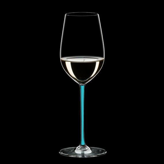 Бокал для вина Riesling/Zinfandel, 395 мл, прозрачный/бирюзовый, хрусталь, серия Fatto a Mano, Riedel, фото , изображение 2