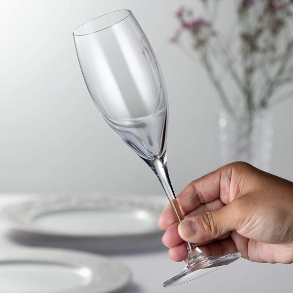 Набор бокалов для шампанского Vinum Cuvee Prestige, 4 шт., 230 мл, 5416/48-23, Riedel, фото , изображение 4