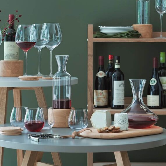 Набор из декантера 1,4 и сырной доски Wine, LSA International, фото , изображение 3