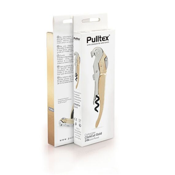 Штопор Clickcut Gold Corkscrew, Pulltex, фото , изображение 2