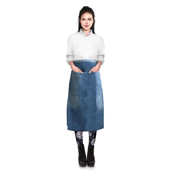 Фартук сомелье джинсовый Jeans Apron (M), Pulltex, фото , изображение 2