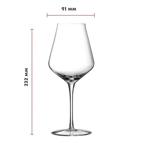 Набор бокалов для вина Reveal'Up Soft, 2 шт, 400 мл, D91 мм, H232 мм, Chef&Sommelier, фото , изображение 4