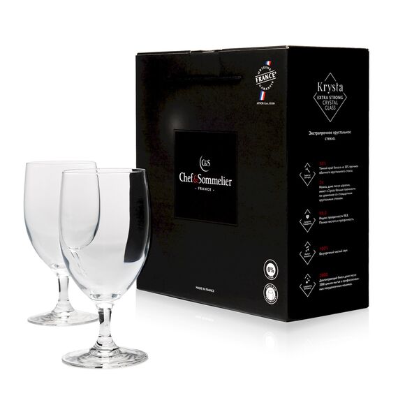 Набор бокалов для воды Cabernet, 2 шт, 400 мл, D75/81 мм, H167 мм, Chef&Sommelier, фото 