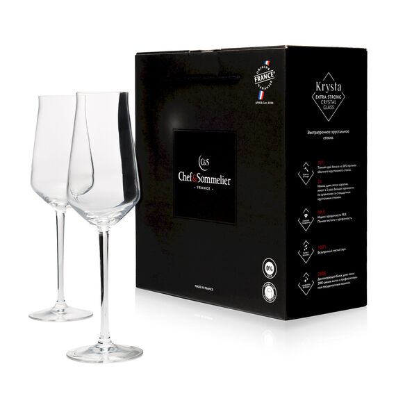 Набор бокалов-флюте Reveal'Up, 2 шт, 210 мл, D45/70 мм, H234 мм, Chef&Sommelier, фото 