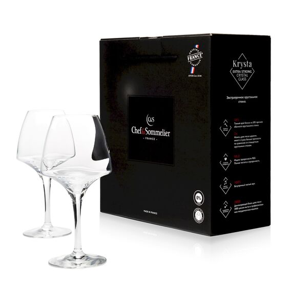 Набор бокалов для вина Open Up, 2 шт, 320 мл, D58/86 мм, H179 мм, Chef&Sommelier, фото 