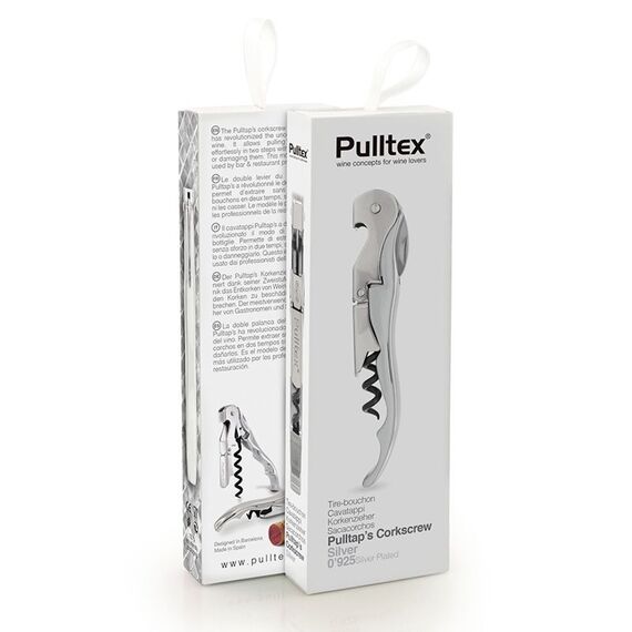 Штопор Pulltap's Classic Silver Corkscrew, Pulltex, фото 