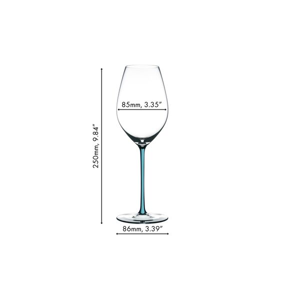 Бокал для шампанского Champagne 4900/28T, 459 мл, бирюзовая ножка, серия Fatto a Mano, Riedel, фото , изображение 4