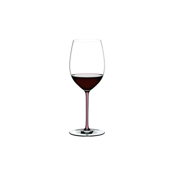 Бокал для красного вина Cabernet/Merlot ручной работы 4900/0MA, 709 мл, сиреневая ножка, серия Fatto a Mano, Riedel, фото 
