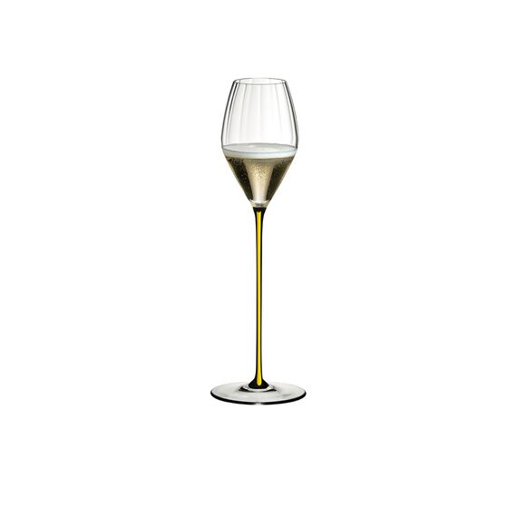 Бокал для шампанского High Performance Champagne Glass 4994/28Y, желтая ножка, 375 мл, Riedel, фото 