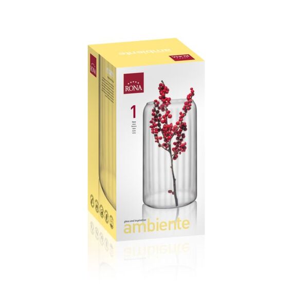 Ваза Ambiente optical 25,5 см, Rona, фото , изображение 4