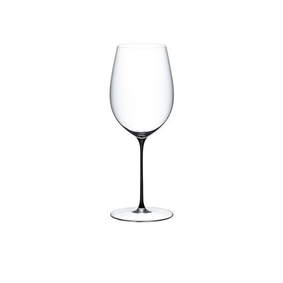 Бокал для вина Superleggero Bordeaux Grand Cru, 953 мл, 6425/00B, черная ножка, Riedel, фото , изображение 2