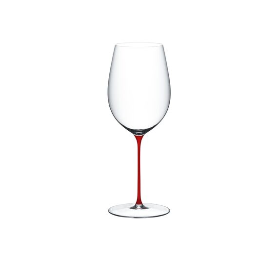 Бокал для вина Superleggero Bordeaux Grand Cru, 953 мл, 6425/00R, красная ножка, Riedel, фото , изображение 2