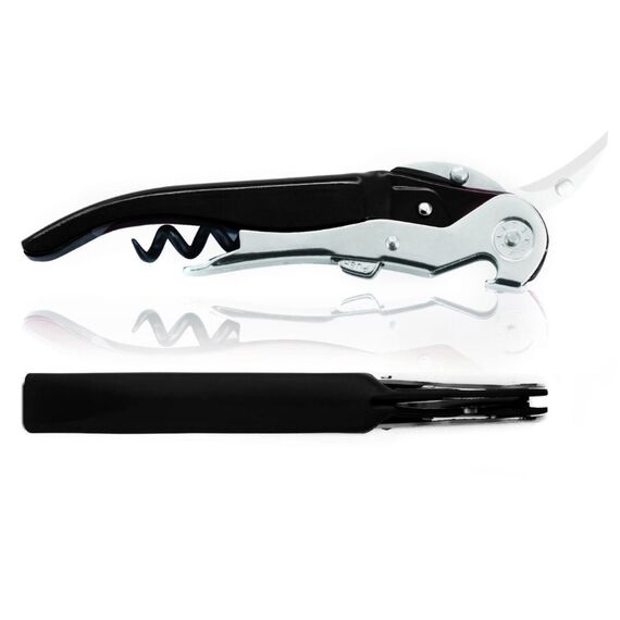 Штопор Waiter Button Lever Corkscrew Black, Pulltex, фото , изображение 2
