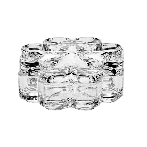 Доза-шкатулка Цветок, 12,8 см, Crystal Bohemia, фото , изображение 2