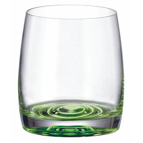 Набор из 6-ти стаканов для воды Pavo Aqua Green, 250 мл, Crystal Bohemia, фото 