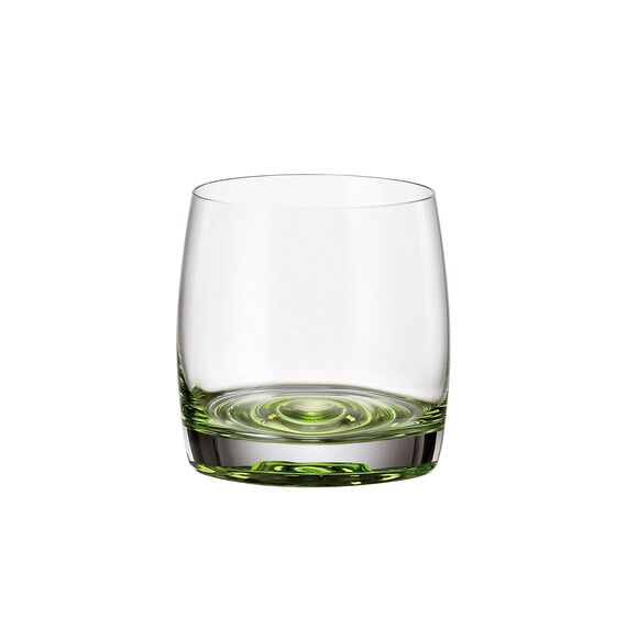 Набор из 6-ти стаканов для виски PAVO AQUA green, 230 мл, Crystal Bohemia, фото 