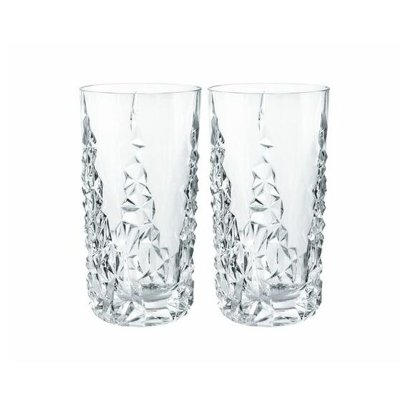 Набор высоких стаканов Sculpture Longdrink Set/2, 2 шт., 420 мл, хрусталь, Nachtmann, фото 