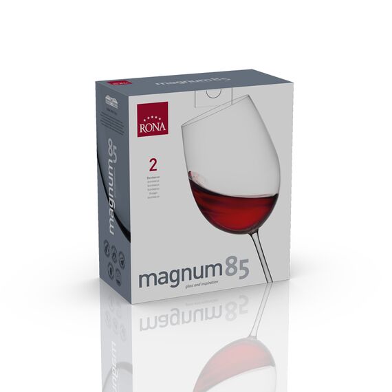 Набор из 2-х бокалов для Бордо, серия Magnum, 850 мл, Rona, фото , изображение 3