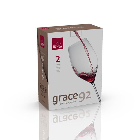 Набор из 2-х бокалов для Бордо, серия Grace, 920 мл, Rona, фото , изображение 3