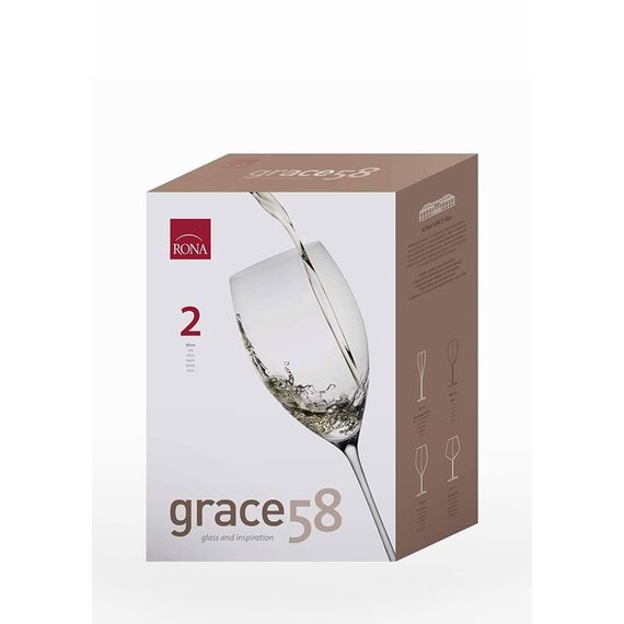 Набор из 2-х бокалов для красного вина, серия Grace, 580 мл, Rona, фото , изображение 3