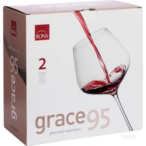 Набор их 2-х бокалов для Бургундского вина, серия Grace, объем 950 мл, Rona, фото , изображение 2