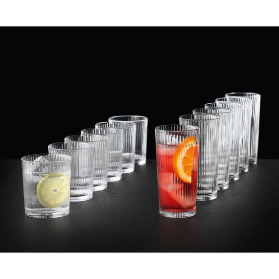 Набор из 12-ти стаканов Aperitivo (6 высоких стаканов 395 мл + 6 низких стаканов 370 мл), хрусталь, Nachtmann, фото , изображение 3
