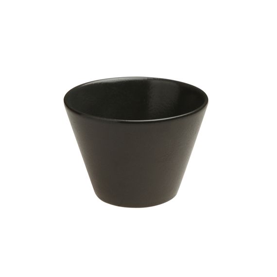 Чаша коническая d 9,5 см h 7 см 200 мл, Seasons Черный, Porland, фото , изображение 3